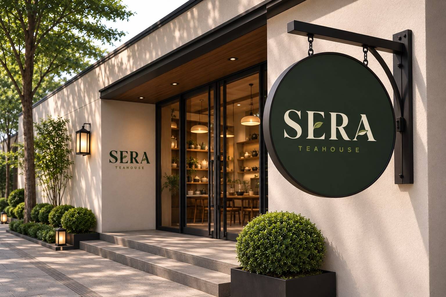 Sera Teahouse storefront