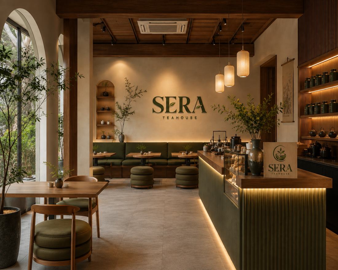 Sera Teahouse challenge visual