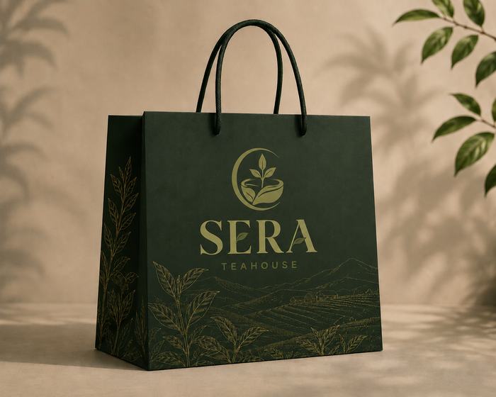 Sera Teahouse packaging bag