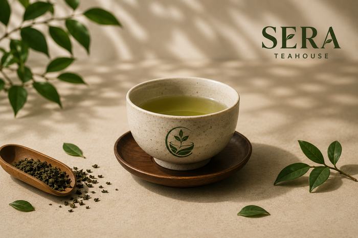 Sera Teahouse cup detail